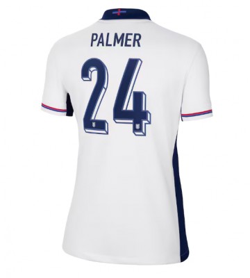 England Cole Palmer #24 Replika Hjemmebanetrøje Dame EM 2024 Kortærmet